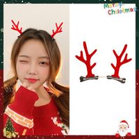 Cute Antlers Plastic Handmade Hair Clip 1 Pair sku image 1