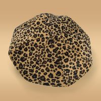 Women's Fashion Leopard Printing And Dyeing Eaveless Beret Hat main image 3