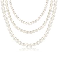 Fashion Round Artificial Pearl Women's Necklace 1 Piece main image 4