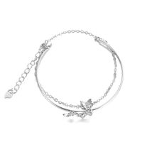 Ins Style Star Butterfly Alloy Inlay Artificial Gemstones Women's Bangle 1 Piece main image 3