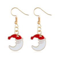 Fashion Santa Claus Christmas Socks Bell Alloy Pearl Inlay Rhinestones Women's Drop Earrings 1 Pair sku image 15