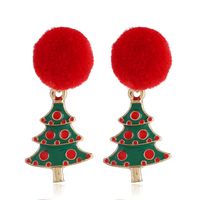 Fashion Santa Claus Christmas Socks Bell Alloy Pearl Inlay Rhinestones Women's Drop Earrings 1 Pair sku image 30