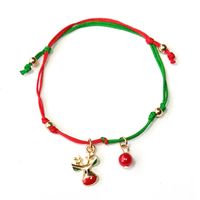 Mode Weihnachts Baum Weihnachtsmann-legierung Inlay Strass Steine Damen Armbänder 1 Stück main image 5
