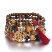 Moda Árbol Con Cuentas En Capas Mujeres Pulsera 1 Pieza sku image 6