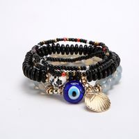 Bohemian Devil's Eye Glass Beaded Women's Bracelets 1 Piece sku image 5