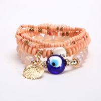 Bohemian Devil's Eye Glass Beaded Women's Bracelets 1 Piece sku image 6