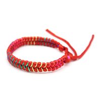 Style Ethnique Géométrique Coloré Corde Tresser Femmes Bracelets main image 5