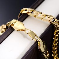 Fashion Geometric Metal Plating Hollow Out Men's Necklace 1 Piece main image 2