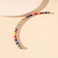 Mode Regenbogen Kupfer Stricken Armbänder 1 Stück main image 4