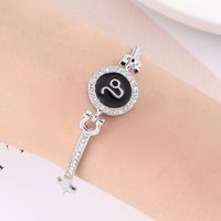 Fashion Constellation Alloy Rhinestone Women's Bracelets sku image 13