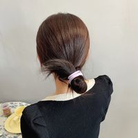 Simple Style Solid Color Cloth Hair Tie 1 Set main image 2