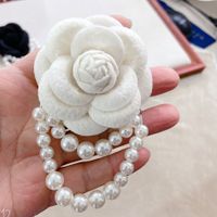 Fashion Flower Cloth Beaded Women's Brooches main image 5