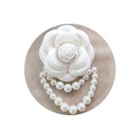 Fashion Flower Cloth Beaded Women's Brooches main image 3