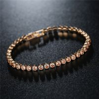 Sweet Solid Color Copper Rhinestones Bracelets main image 5