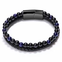 Fashion Geometric Natural Stone Titanium Steel Bracelets sku image 5