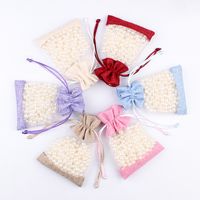 Simple Style Color Block Cloth Drawstring Jewelry Packaging Bags 1 Piece main image 1