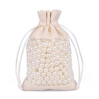 Simple Style Color Block Cloth Drawstring Jewelry Packaging Bags 1 Piece main image 2