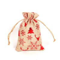 Christmas Retro Letter Star Cloth Party Gift Wrapping Supplies 1 Piece sku image 5