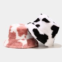 Women's Fashion Cow Pattern Wide Eaves Bucket Hat main image 2