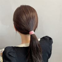 Fashion Solid Color Cloth Patchwork Hair Tie 1 Set main image 3
