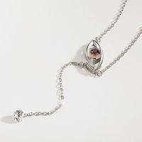 Fashion Letter Heart Shape Flower Alloy Women's Necklace 1 Piece sku image 15