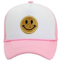 Women's Fashion Smiley Face Curved Eaves Baseball Cap main image 3