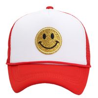 Women's Fashion Smiley Face Curved Eaves Baseball Cap main image 4