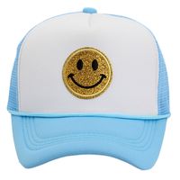 Women's Fashion Smiley Face Curved Eaves Baseball Cap main image 5