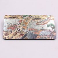 Qingming Rivière Carte Célèbre Peinture Aimants Pour Réfrigérateur Souvenir Cadeau main image 2