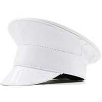 Women's Fashion Solid Color Curved Eaves Military Hat sku image 7