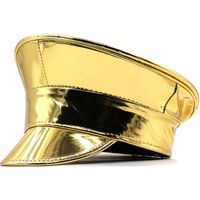 Frau Mode Einfarbig Gebogene Traufen Militärischer Hut sku image 5