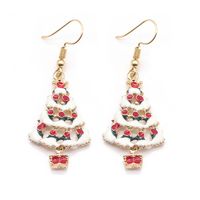 Fashion Cartoon Alloy Enamel Women's Earrings 1 Pair sku image 1