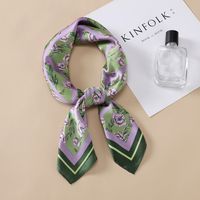 Women's Fashion Geometric Polyester Silk Scarves main image 3