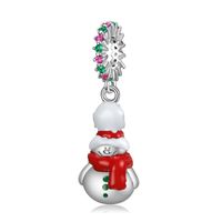 1 Piece Sterling Silver Snowman Fashion Christmas main image 3