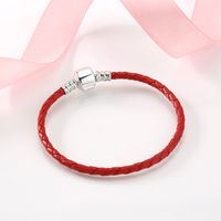 Simple Style Solid Color Pu Leather Knitting Jewelry Accessories 1 Piece main image 5