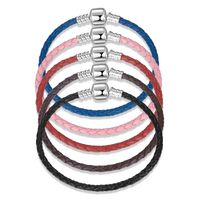 Simple Style Solid Color Pu Leather Knitting Jewelry Accessories 1 Piece main image 6