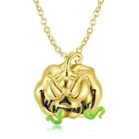 Fashion Pumpkin Silver Gold Plated Necklace main image 4