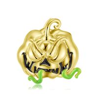 Fashion Pumpkin Silver Gold Plated Necklace sku image 2
