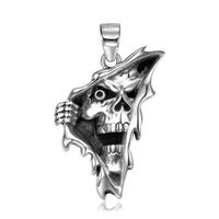 1 Piece Silver Skull Cool Style sku image 2