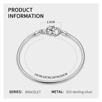 1 Piece Silver Solid Color Simple Style main image 5