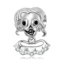 1 Piece Sterling Silver Skull Fashion Halloween sku image 16