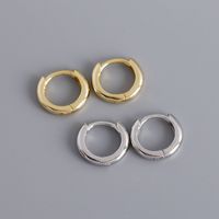 Fashion Circle Sterling Silver Plating Earrings 1 Pair main image 4