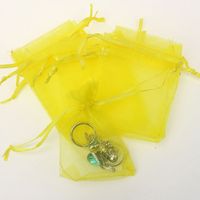 Simple Style Solid Color Organza Jewelry Packaging Bags sku image 2