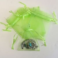 Simple Style Solid Color Organza Jewelry Packaging Bags sku image 9