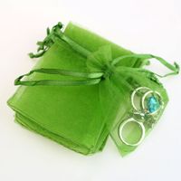 Simple Style Solid Color Organza Jewelry Packaging Bags sku image 6