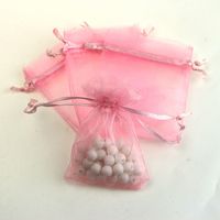 Simple Style Solid Color Organza Jewelry Packaging Bags sku image 13