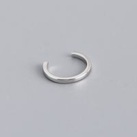 1 Piece Simple Style C Shape Polishing Sterling Silver Ear Clips sku image 2
