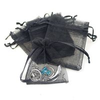 Simple Style Solid Color Organza Jewelry Packaging Bags sku image 8