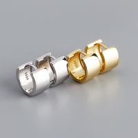 Mode U-form Sterling Silber Überzug Ohrringe 1 Paar main image 5