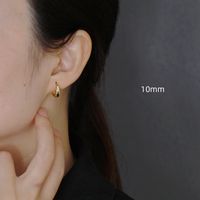 1 Pair Fashion Geometric Metal Sterling Silver Earrings main image 3